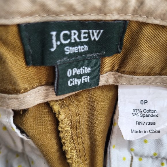J. Crew Cropped City Fit pants Low Rise - Picture 3 of 4